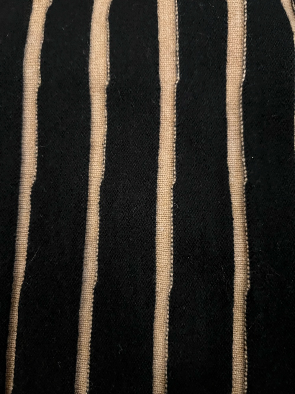 Pure Collection black cashmere wool pleated midi skirt cozy winter academia - Picture 5 of 7